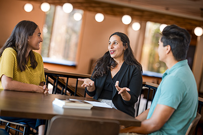 Irene Alexander with Students